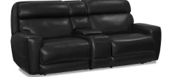 Havertys Branson Loveseat with Console Outlet