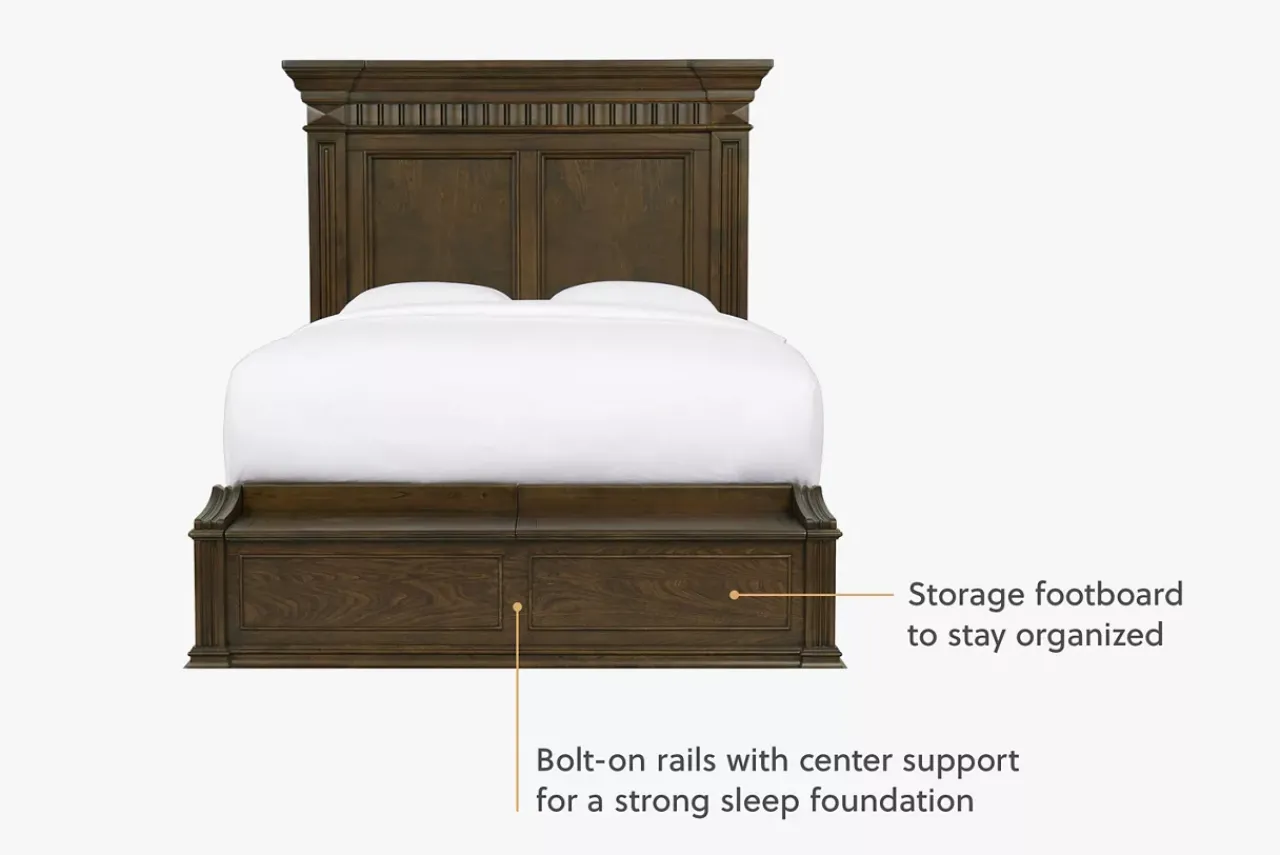Havertys Breckenridge Storage Bed Discount