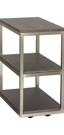 Havertys Bretton Shelf Unit Dark Grey Online