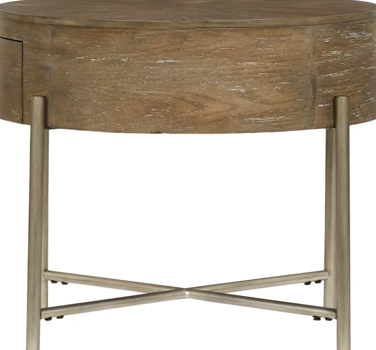 Havertys Brixton End Table Moroccan Clay Hot