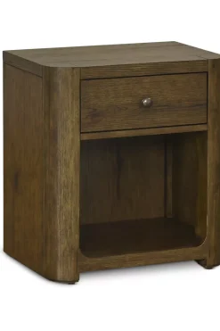Havertys Callahan Nightstand Whiskey Oak