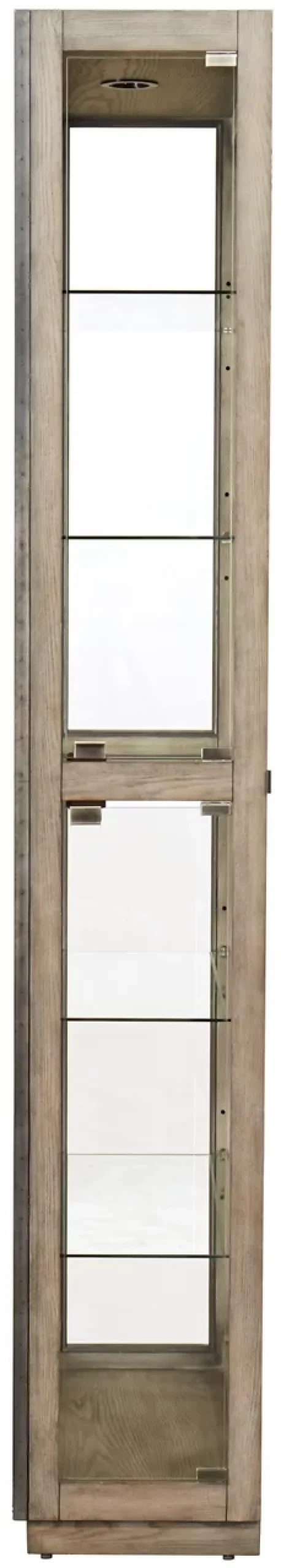 Havertys Camden Display Cabinet Smoked Truffle Hot
