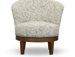 Havertys Camilla Barrel Swivel Chair Canyon Outlet