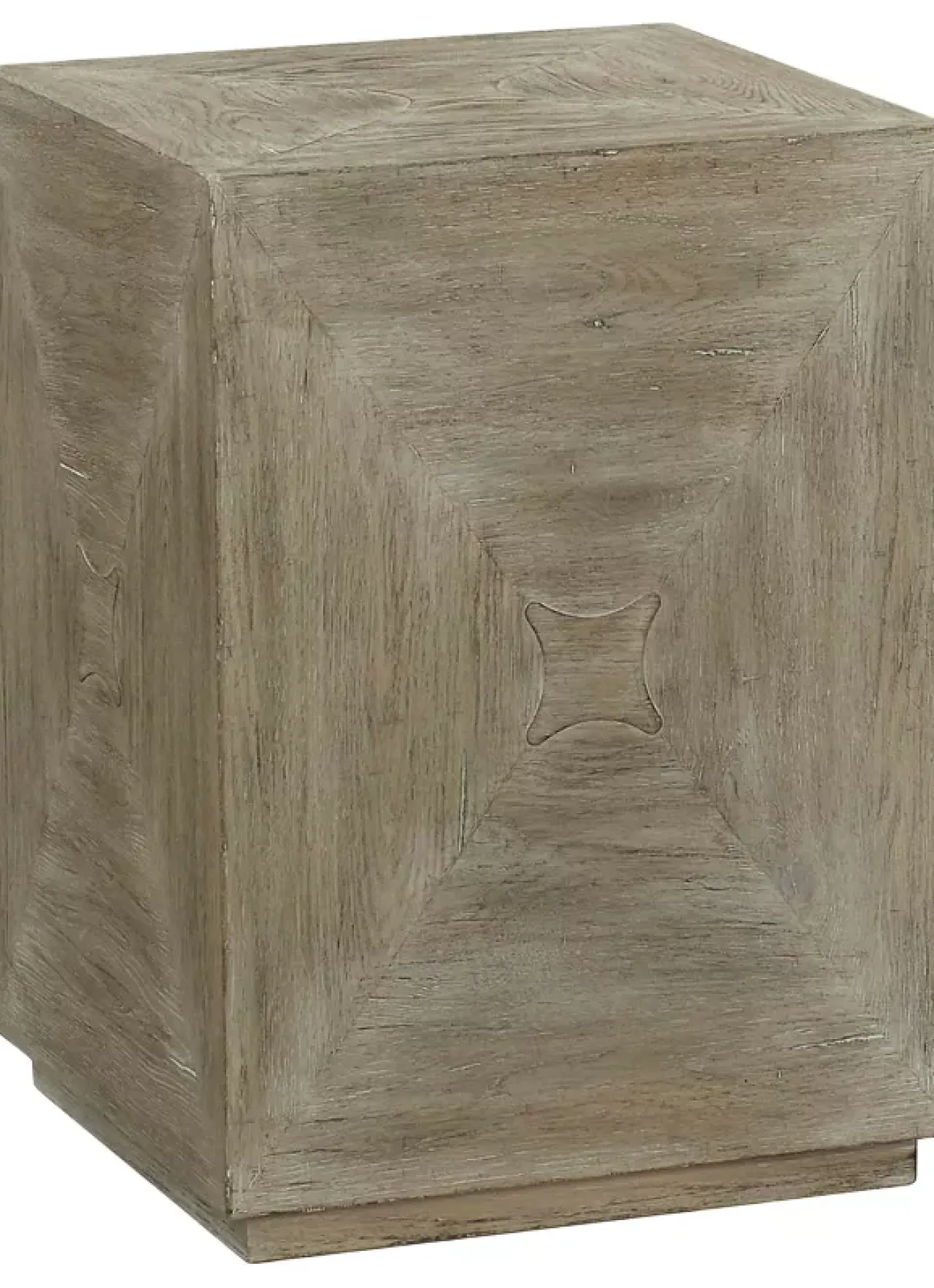 Havertys Candler Park Cube Accent Table Burnished Grey Sale