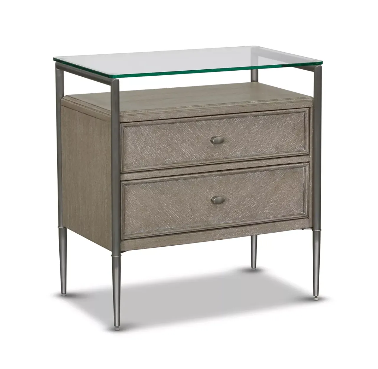 Havertys Carlton Park Nightstand Fossil Sale