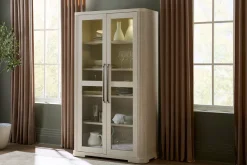 Havertys Cascade Display Cabinet Champagne Hot