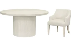 Havertys Cascade Round Dining Table New