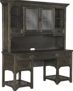 Havertys Cecilia Desk with Hutch Peppercorn Discount