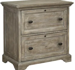 Havertys Cecilia File Cabinet Dovetail Grey Clearance