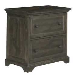 Havertys Cecilia File Cabinet Peppercorn New