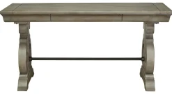 Havertys Cecilia Writing Desk Dovetail Grey New
