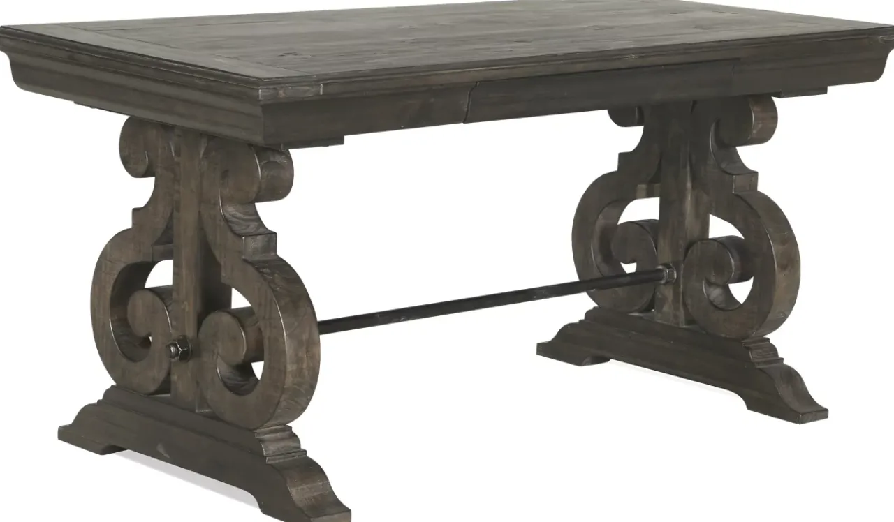 Havertys Cecilia Writing Desk Peppercorn Clearance