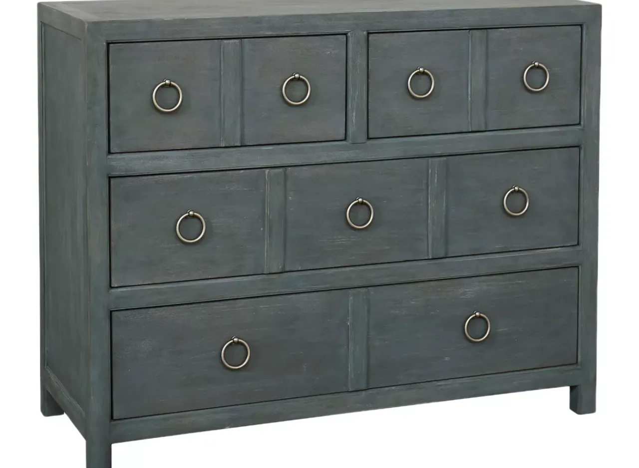 Havertys Chastain Accent Chest Denim Discount