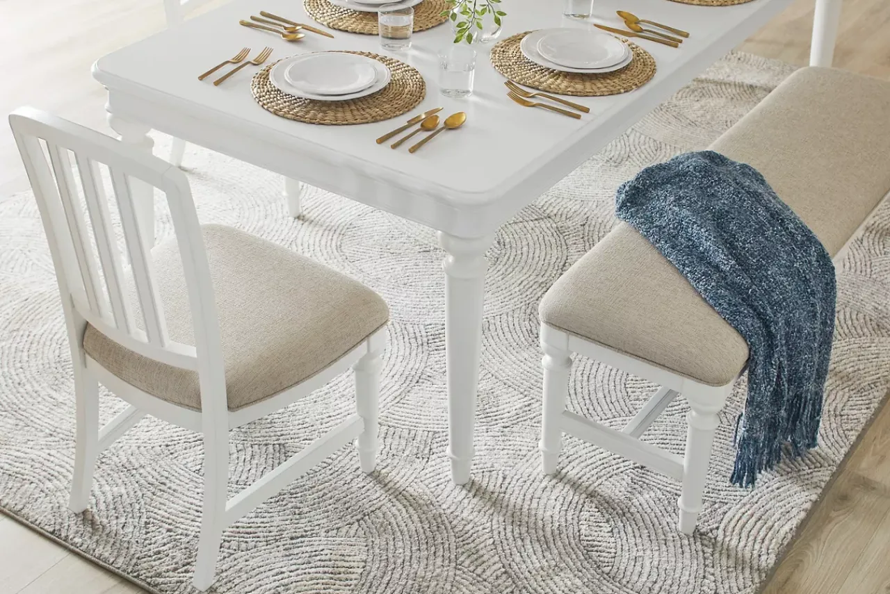 Havertys Coastal Retreat Rectangle Dining Table Clearance