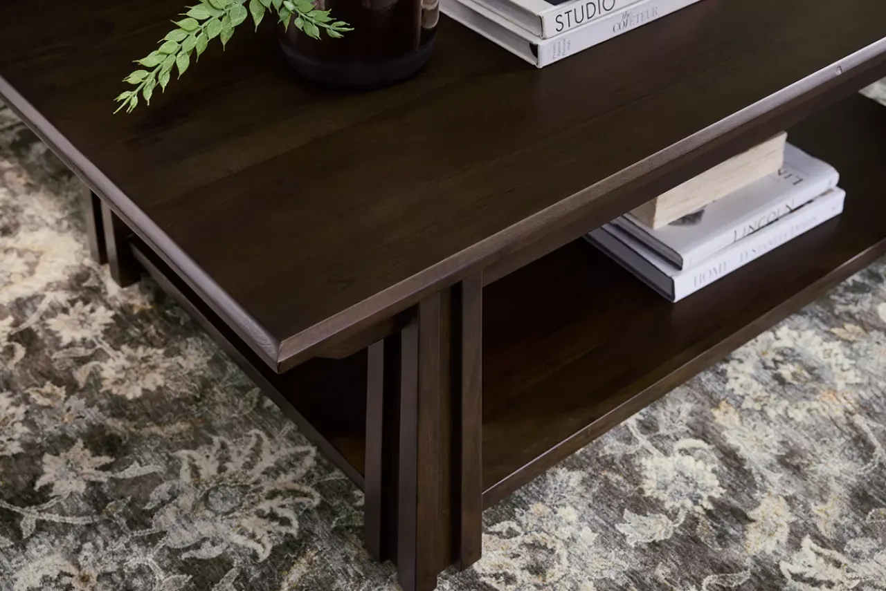 Havertys Copley Square Coffee Table Espresso Hot