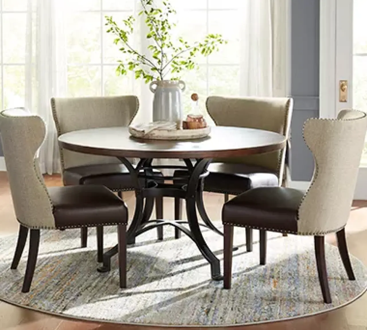Havertys Copper Canyon Dining Table New