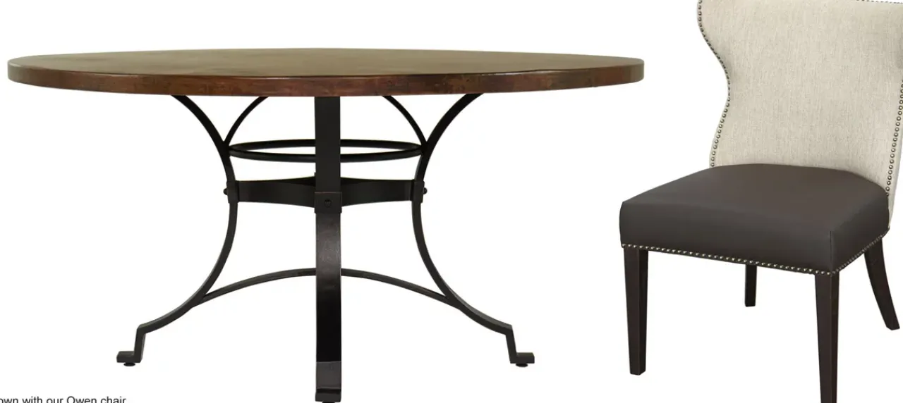 Havertys Copper Canyon Dining Table New