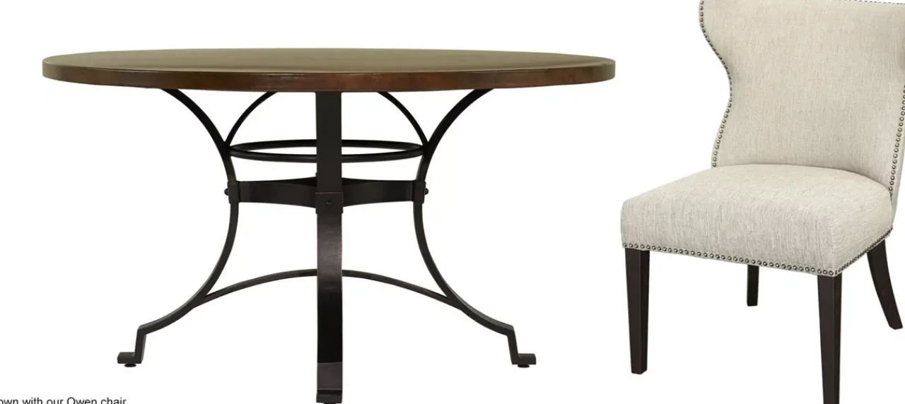 Havertys Copper Canyon Dining Table New