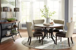 Havertys Copper Canyon Dining Table New