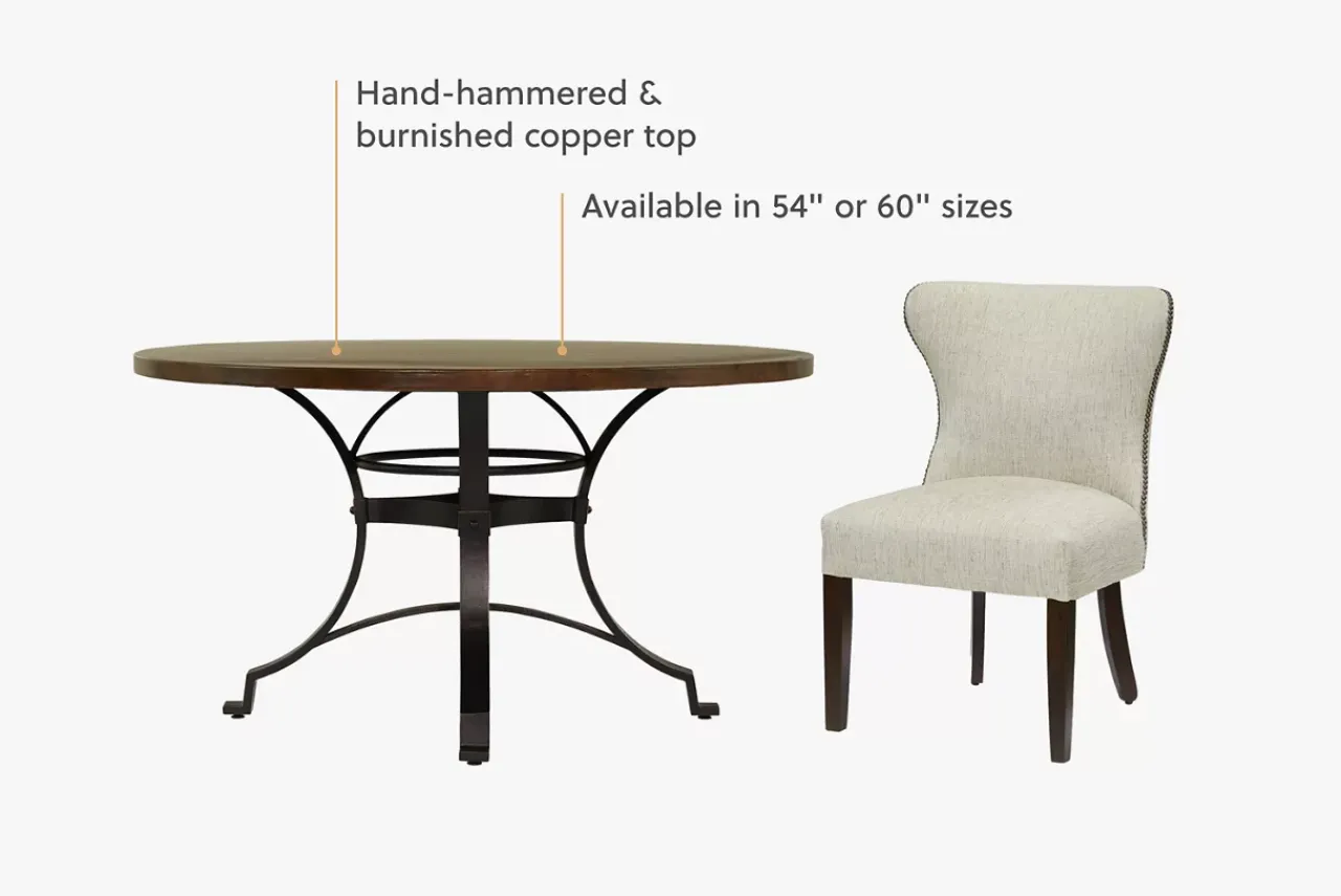 Havertys Copper Canyon Dining Table New