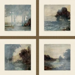 Havertys Crackled View Framed Art Outlet