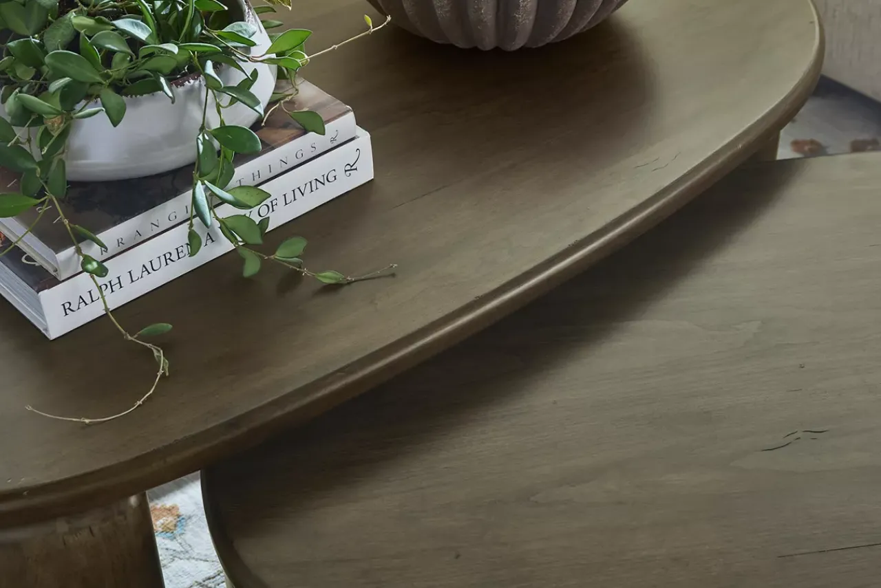 Havertys Cruz Bunching Coffee Table Cocoa Brown Outlet