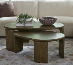 Havertys Cruz Bunching Coffee Table Cocoa Brown Outlet
