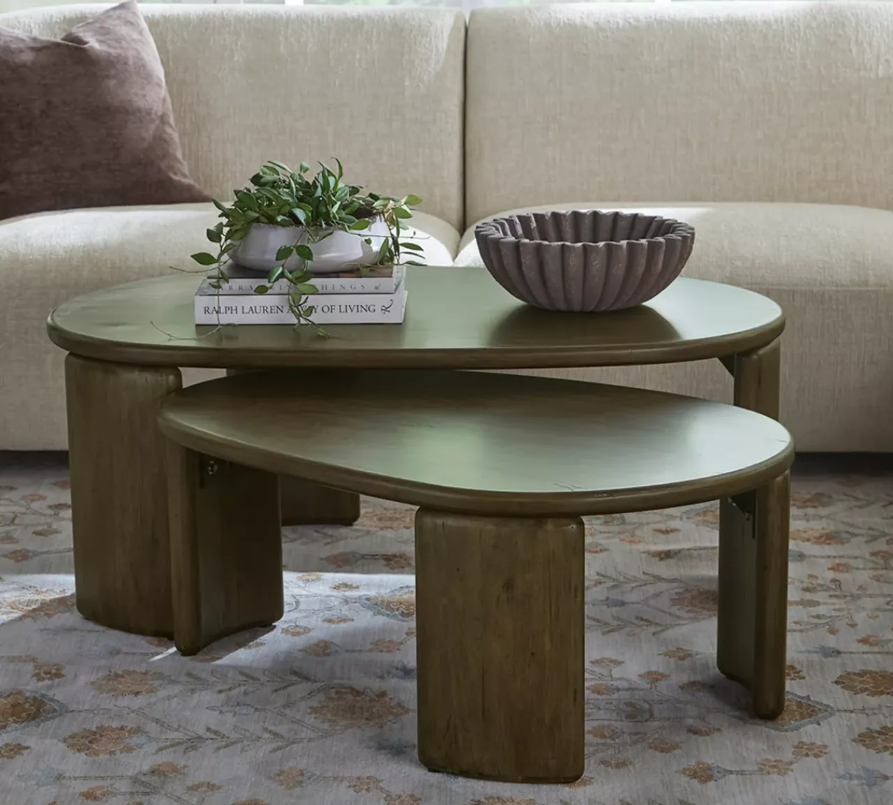 Havertys Cruz Bunching Coffee Table Cocoa Brown Outlet