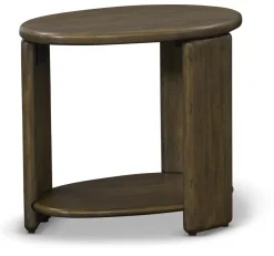 Havertys Cruz End Table Cocoa Brown Online