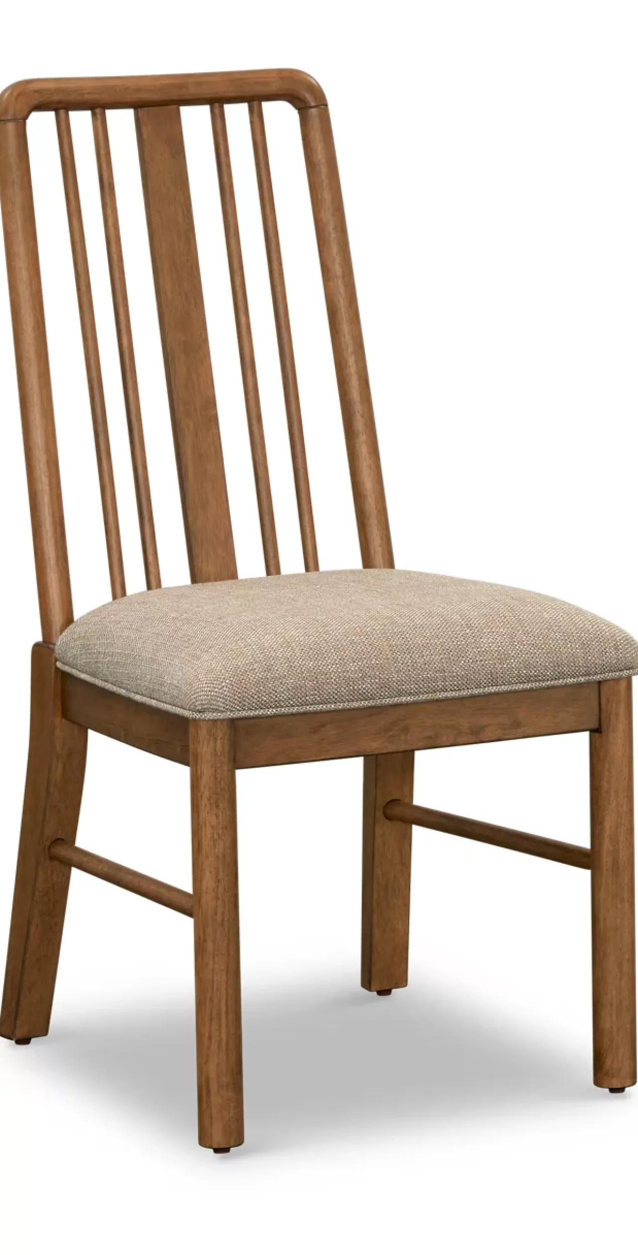 Havertys Davenport Slat Back Chair Caramel