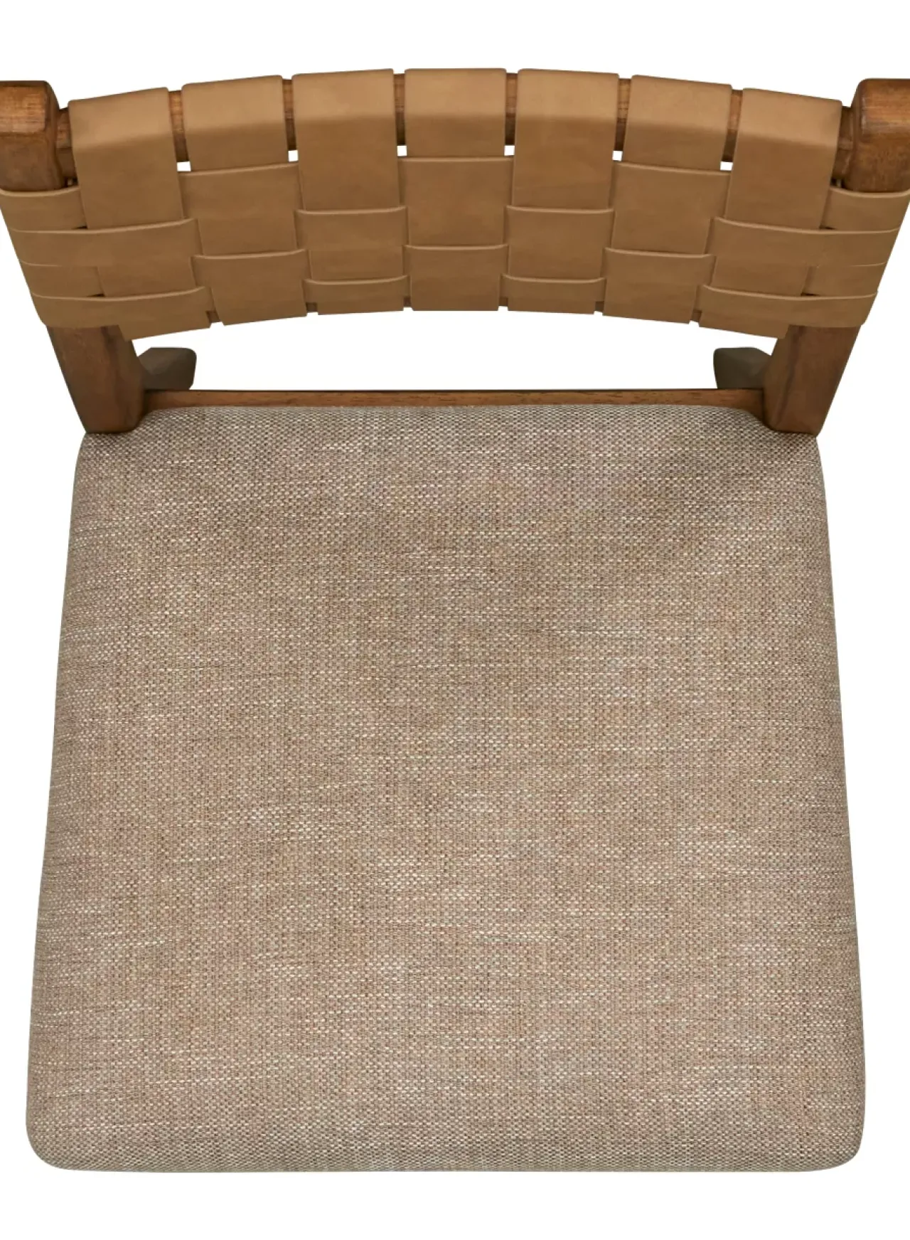 Havertys Davenport Woven Back Chair Caramel Sale