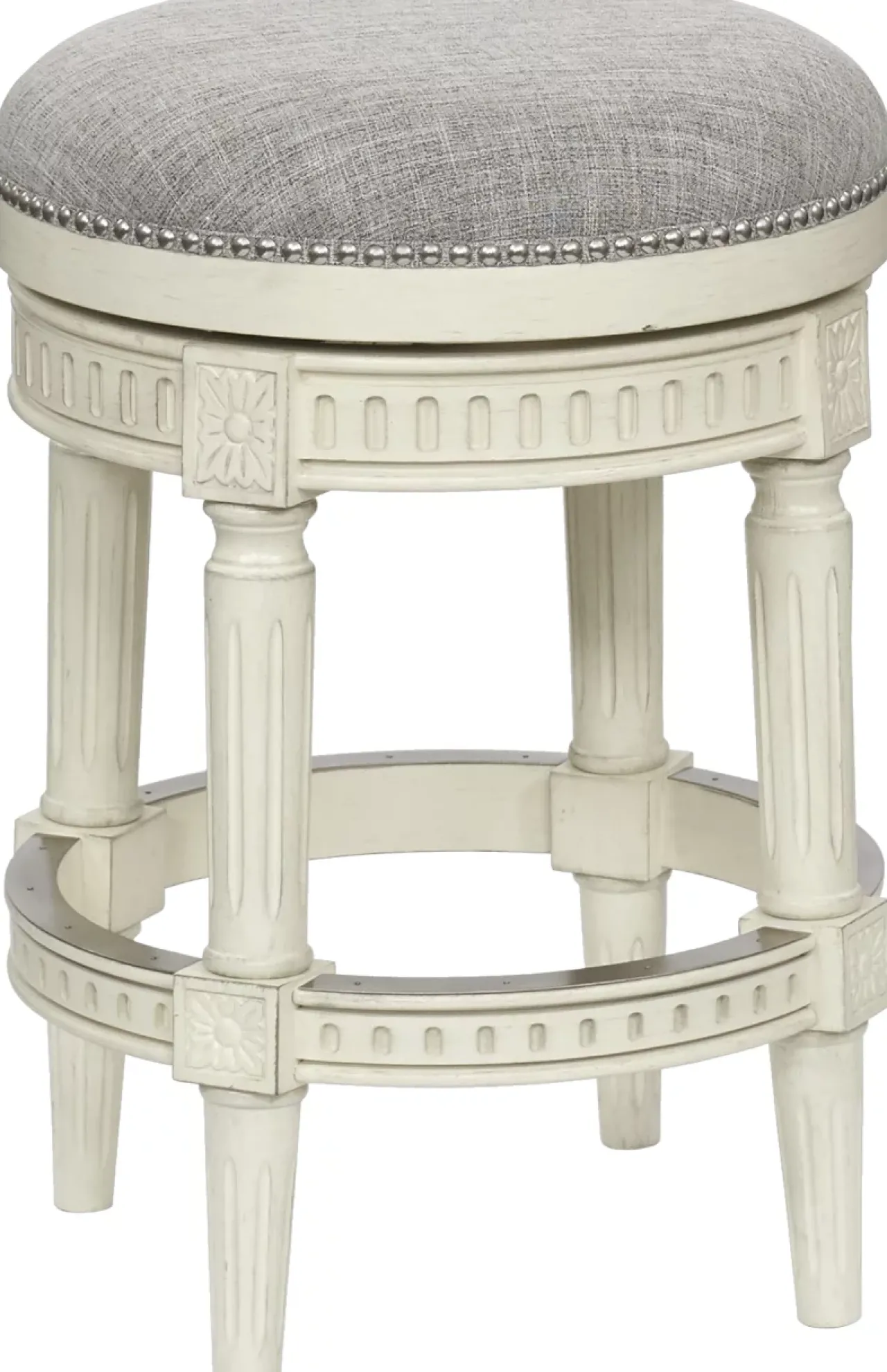 Havertys Draper Backless Barstool Hot
