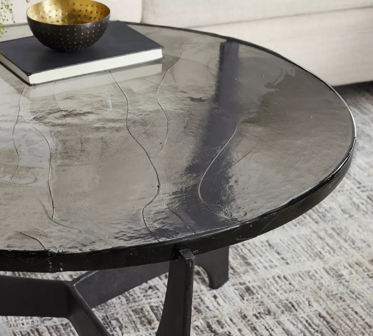 Havertys Dune Coffee Table Matte Black Online