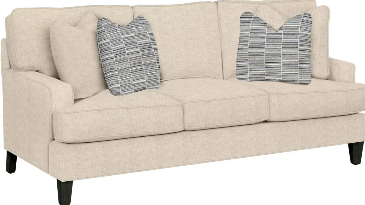 Havertys Elise 80 Inch 3 Seat Sofa Clearance