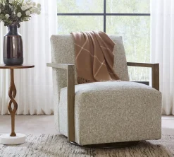 Havertys Emerson Accent Swivel Chair Sale