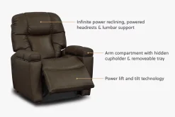 Havertys Ethan Power Lift Recliner Clearance