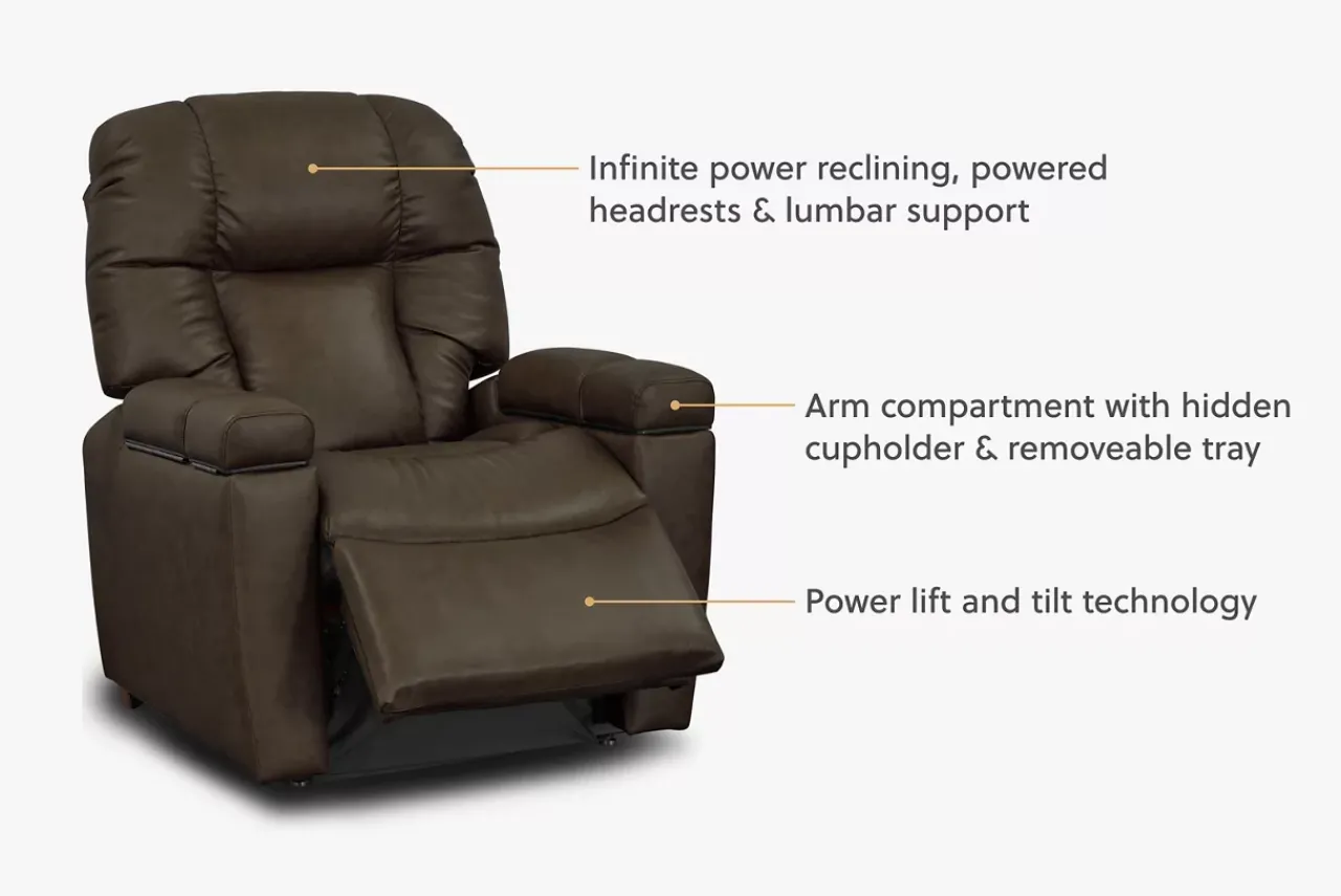 Havertys Ethan Power Lift Recliner Clearance