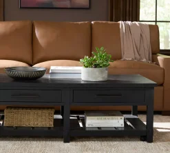 Havertys Everett Coffee Table Black Clearance