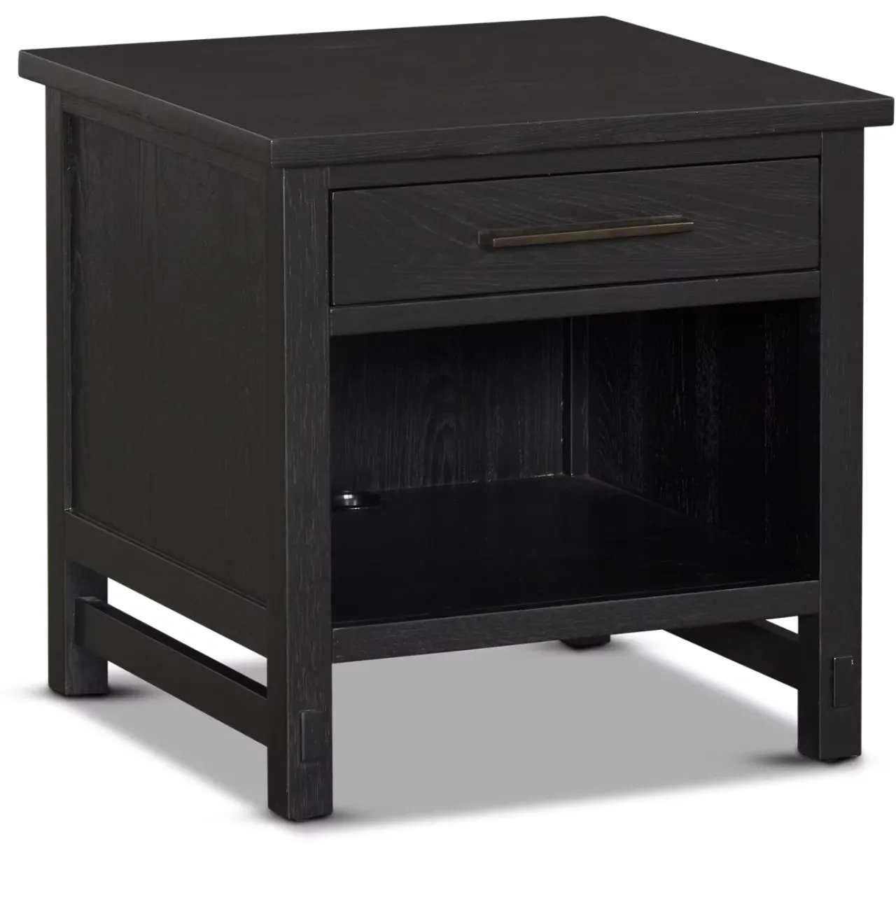 Havertys Everett End Table Black Clearance