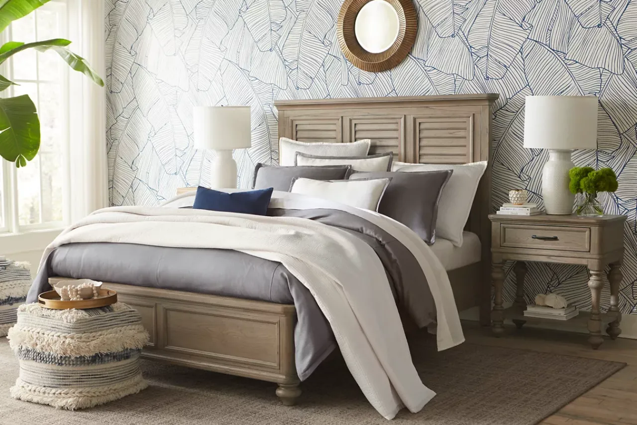 Havertys Flax Coverlet Ensemble Coverlet Ensemble New