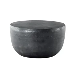 Havertys Flint End Table Aged Grey Clearance