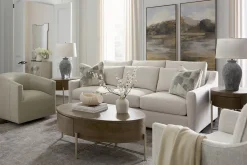 Havertys Ford Barrel Swivel Chair Clearance