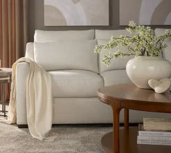 Havertys Ford 105 Inch 3 Seat Sofa New