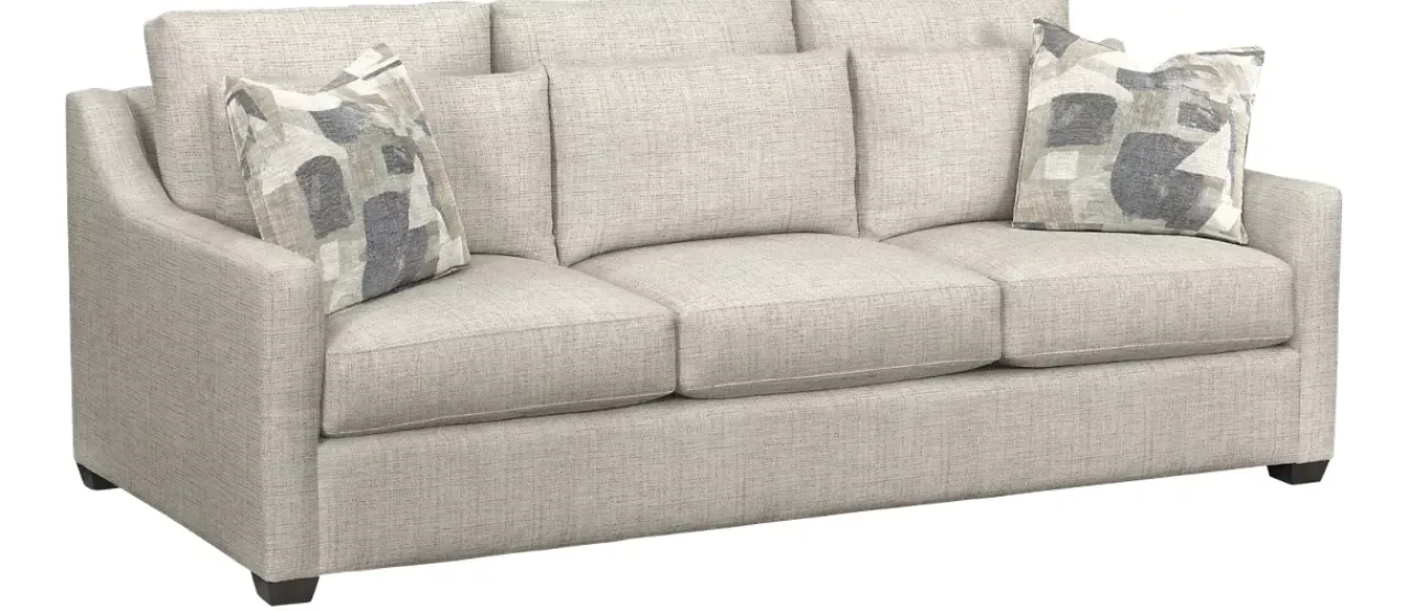 Havertys Ford 93 Inch 3 Seat Sofa New