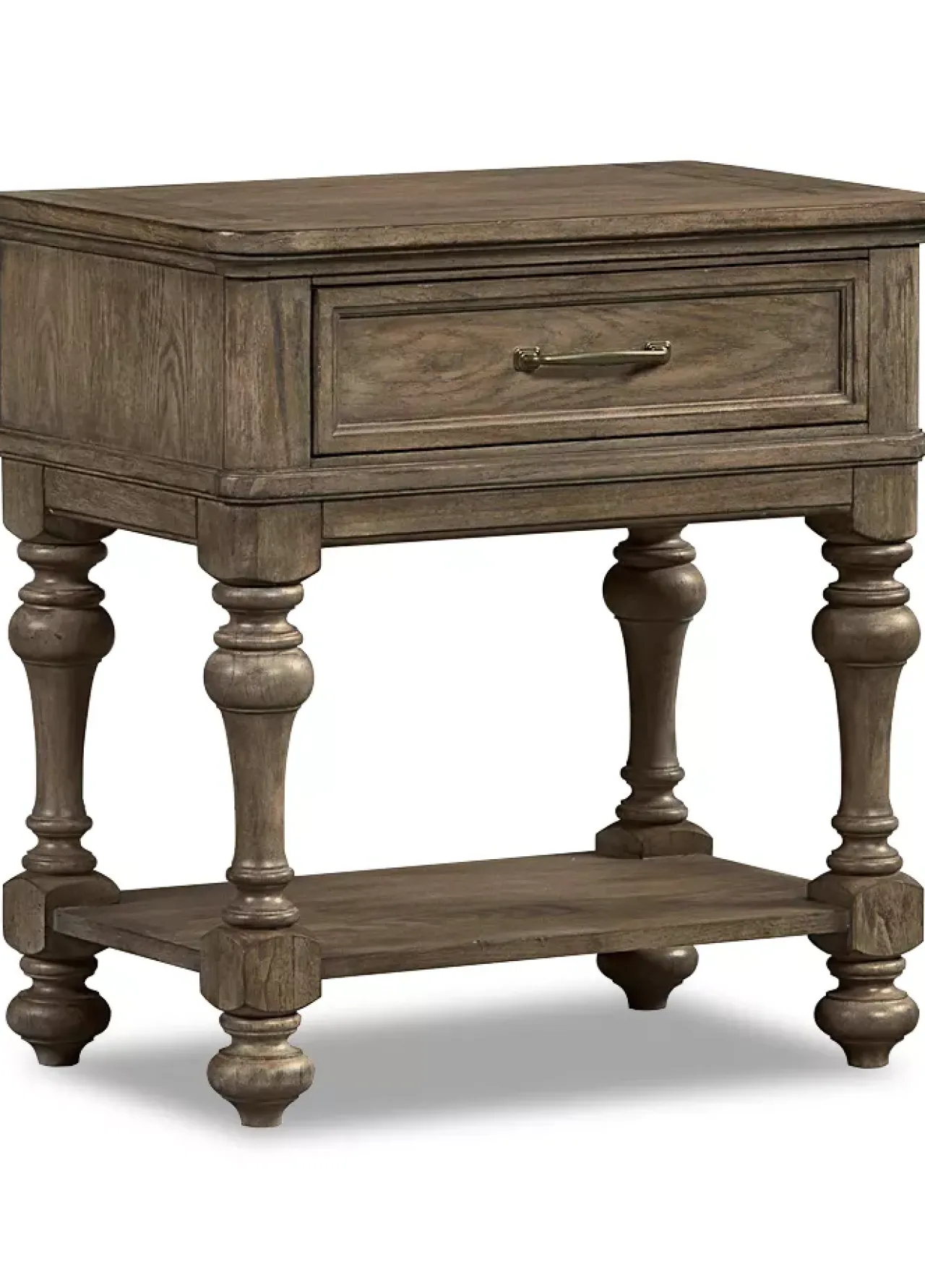 Havertys Forest Park Nightstand Gray Outlet