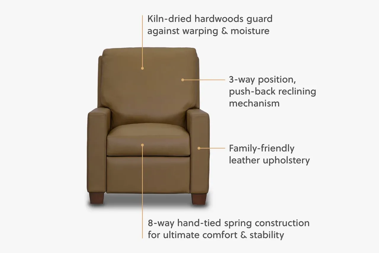 Havertys Fraser Manual Recliner Sale