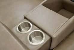 Havertys Genesis Power Sofa with Console Outlet