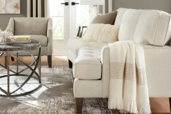 Havertys Gianna Chair Tangle Linen Clearance