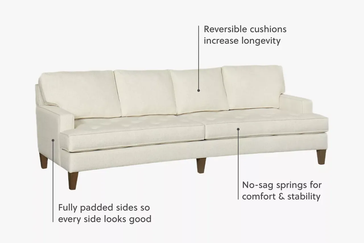 Havertys Gianna Conversation Sofa Clearance