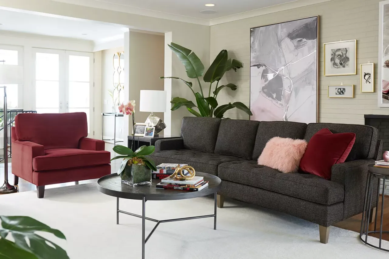 Havertys Gianna Conversation Sofa Clearance